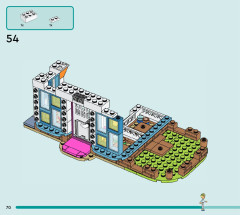 LEGO 41742 instructions page 70 – build guide