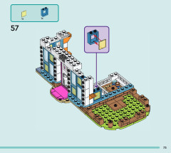 LEGO 41742 instructions page 73 – build guide