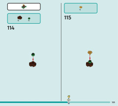 LEGO 41743 instructions page 123 – build guide