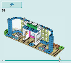 LEGO 41743 instructions page 70 – build guide