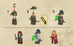 LEGO 4181 instructions page 3 – build guide