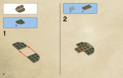 LEGO 4181 instructions page 6 – build guide