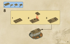 LEGO 4181 instructions page 9 – build guide