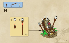 LEGO 4182 instructions page 19 – build guide