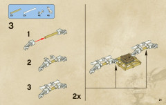 LEGO 4182 instructions page 21 – build guide