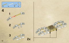 LEGO 4182 instructions page 22 – build guide
