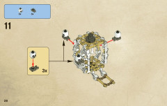 LEGO 4182 instructions page 28 – build guide