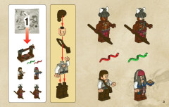 LEGO 4182 instructions page 3 – build guide