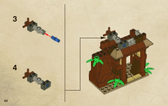 LEGO 4182 instructions page 42 – build guide