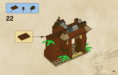 LEGO 4182 instructions page 43 – build guide