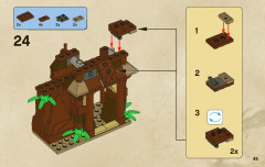 LEGO 4182 instructions page 45 – build guide