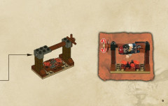 LEGO 4182 instructions page 9 – build guide