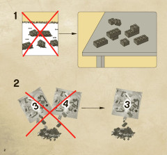LEGO 4183 instructions page 2 – build guide