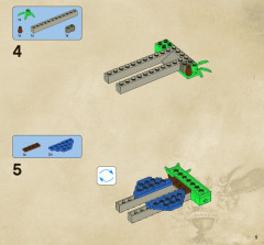 LEGO 4183 instructions page 5 – build guide