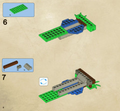 LEGO 4183 instructions page 6 – build guide
