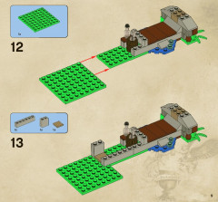 LEGO 4183 instructions page 9 – build guide