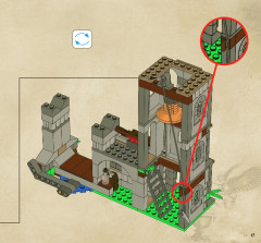 LEGO 4183 instructions page 17 – build guide
