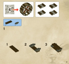 LEGO 4183 instructions page 23 – build guide