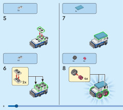LEGO 41838 instructions page 8 – build guide