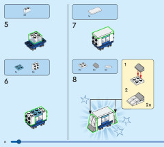 LEGO 41838 instructions page 8 – build guide