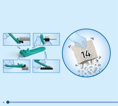 LEGO 41838 instructions page 6 – build guide