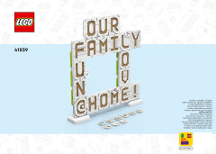 LEGO 41839 instructions page 1 – build guide