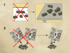 LEGO 4184 instructions page 2 – build guide