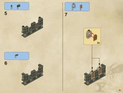 LEGO 4184 instructions page 63 – build guide
