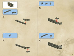 LEGO 4184 instructions page 5 – build guide