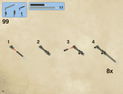 LEGO 4184 instructions page 60 – build guide