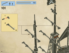 LEGO 4184 instructions page 64 – build guide