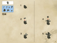 LEGO 4184 instructions page 67 – build guide