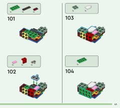 LEGO 41843 instructions page 43 – build guide