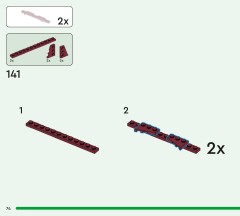 LEGO 41843 instructions page 74 – build guide