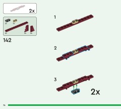 LEGO 41843 instructions page 76 – build guide
