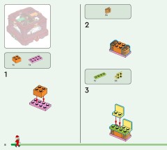 LEGO 41843 instructions page 8 – build guide