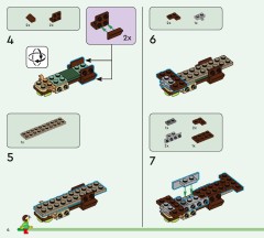 LEGO 41843 instructions page 4 – build guide