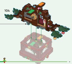 LEGO 41843 instructions page 61 – build guide