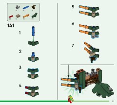 LEGO 41843 instructions page 71 – build guide