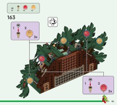 LEGO 41843 instructions page 85 – build guide