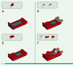 LEGO 41843 instructions page 72 – build guide