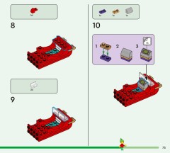 LEGO 41843 instructions page 73 – build guide