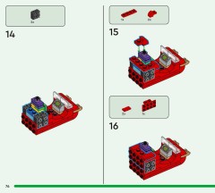 LEGO 41843 instructions page 76 – build guide