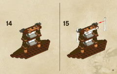 LEGO 4191 instructions page 17 – build guide