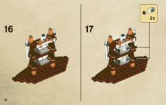 LEGO 4191 instructions page 18 – build guide