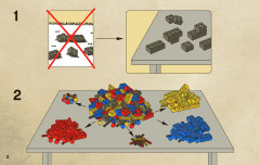 LEGO 4191 instructions page 2 – build guide