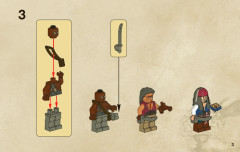 LEGO 4191 instructions page 3 – build guide