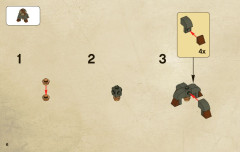 LEGO 4191 instructions page 6 – build guide