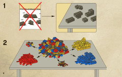 LEGO 4192 instructions page 2 – build guide