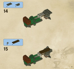 LEGO 4193 instructions page 9 – build guide